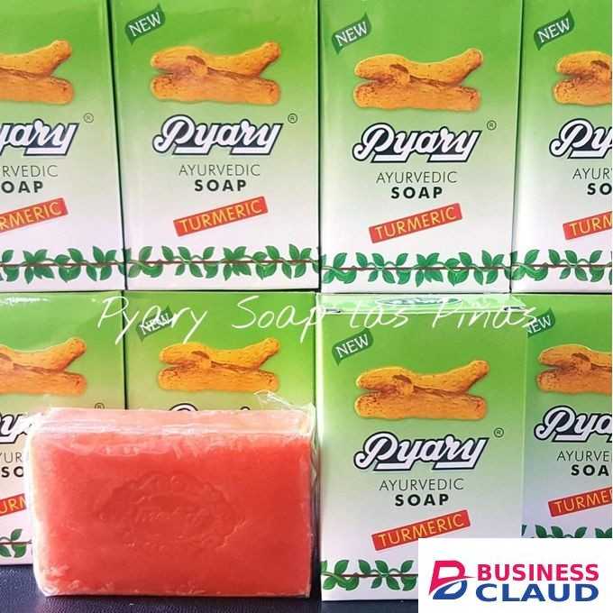 Pyary Ayurvedic Indian Turmeric Soap 8 Pieces