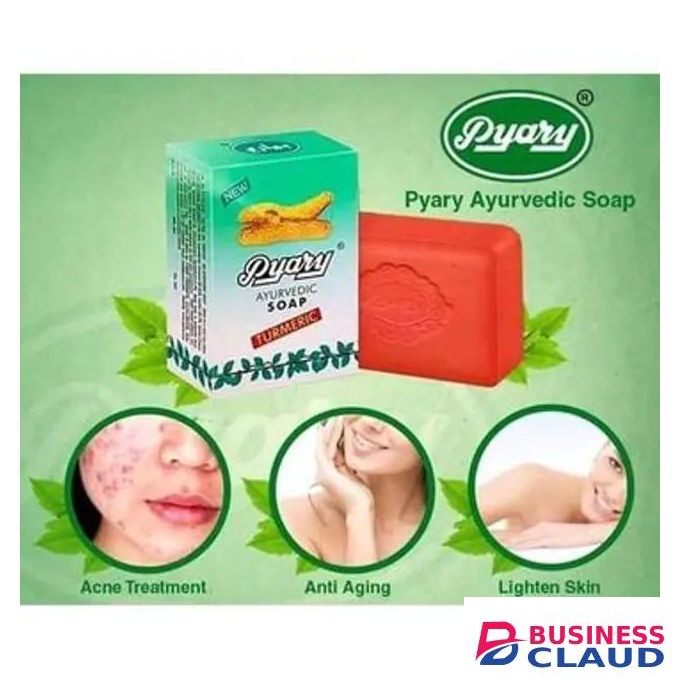 Pyary Ayurvedic Indian Turmeric Soap 8 Pieces