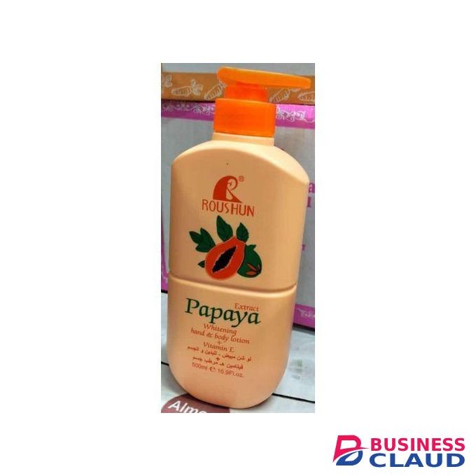 Roushun Papaya Extract & Vitamin E Whitening Hand And Body Lotion-500ml