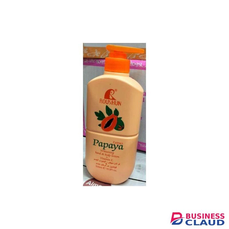 Roushun Papaya Extract & Vitamin E Whitening Hand And Body Lotion-500ml