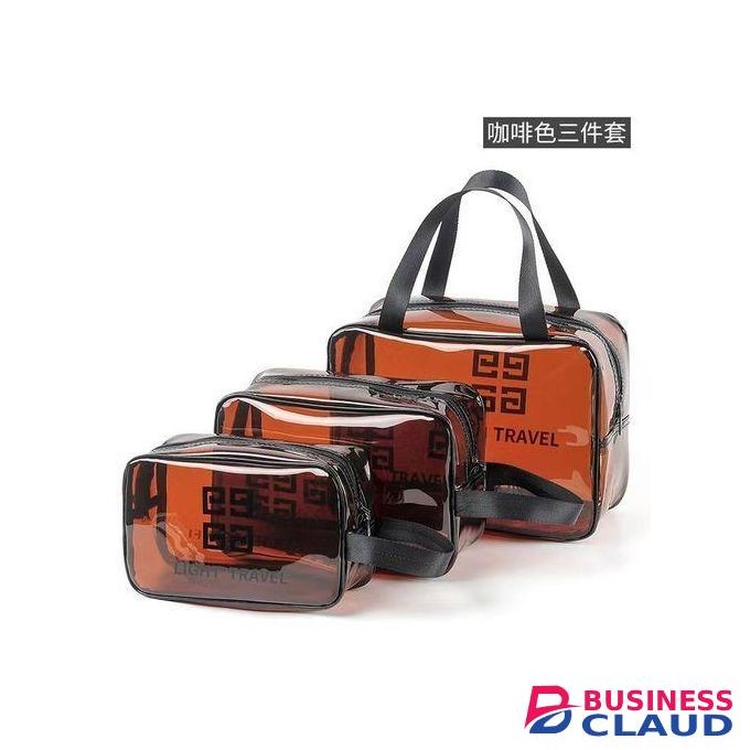 Large Capacity Transparent PVC Makeup Bag Travel Waterproof Makeup Organizer Bag