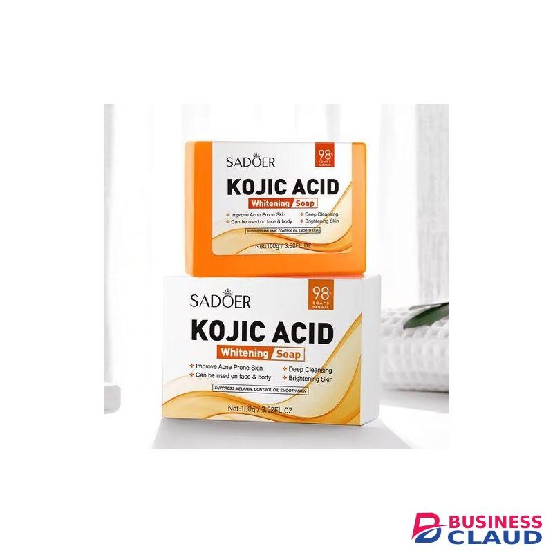 SADOER 3 Pieces Kojic Acid Soap 100g