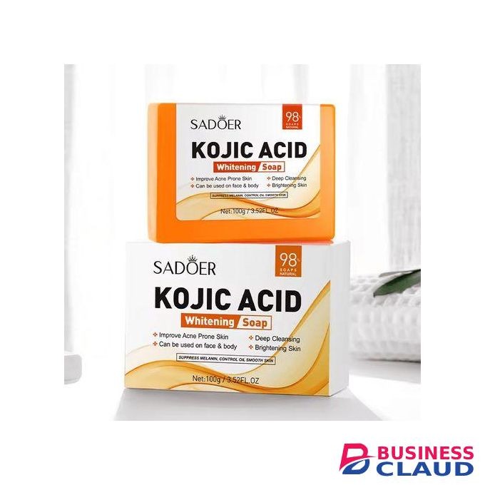 SADOER 3 Pieces Kojic Acid Soap 100g