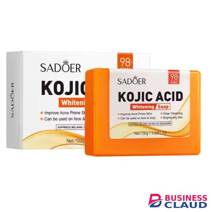 SADOER Kojic Acid Soap, Brightening Soap 100g