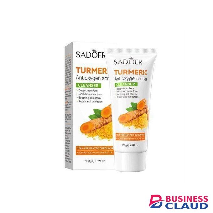 SADOER Turmeric Antioxygen Acnes Anti-aging Cleanser 100G