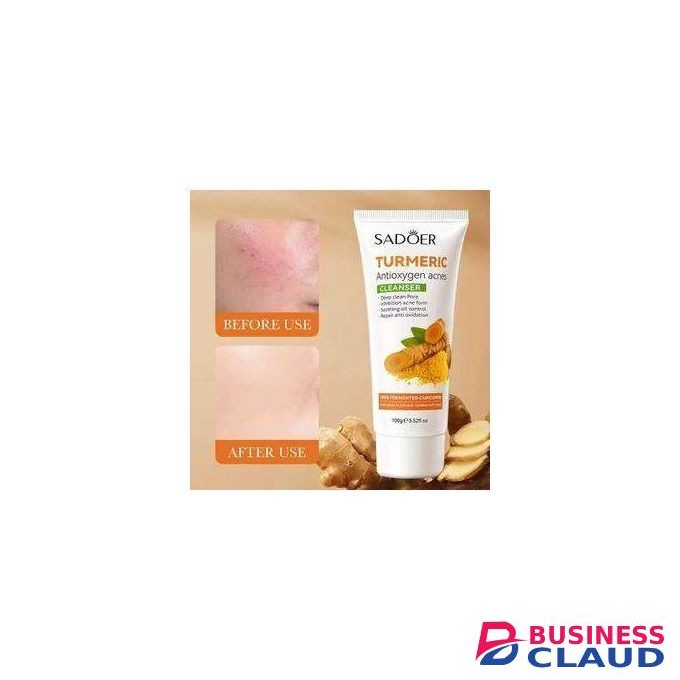 SADOER Turmeric Antioxygen Acnes Anti-aging Cleanser 100G
