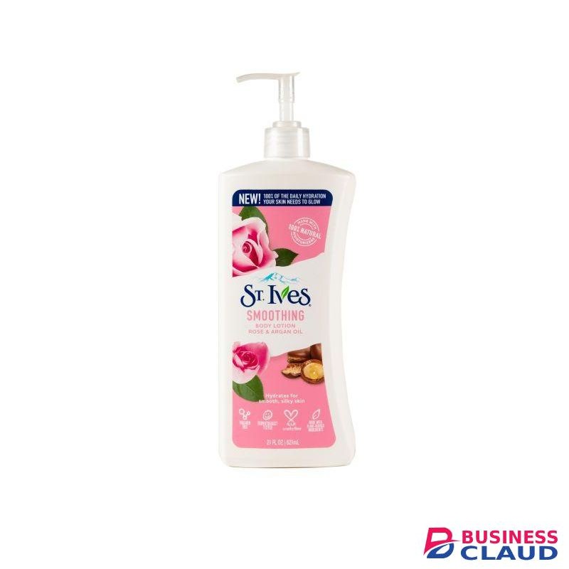 St Ives Smoothing Body Lotion Rose & Argan Oil (621ml)