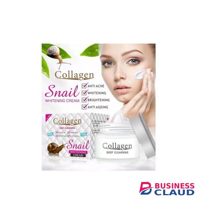 Try Me Collagen Snail Whitening Cream For Face - 80g