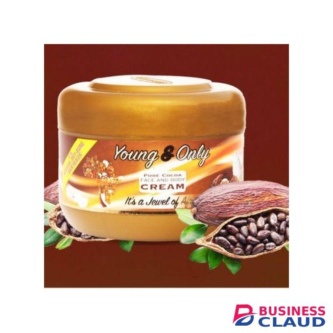 Young & Only Pure Cocoa Face And Body Cream,Anti-Aging Skin Healer