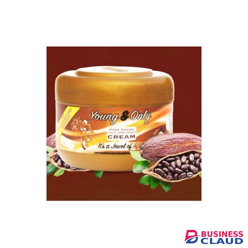 Young & Only Pure Cocoa Face And Body Cream,Anti-Aging Skin Healer