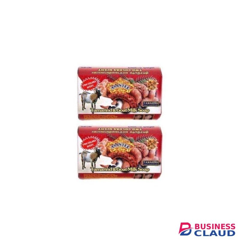 Asantee Tamarind And Goat Milk 2 pieces Anti aging Soap with lactic acid-125g