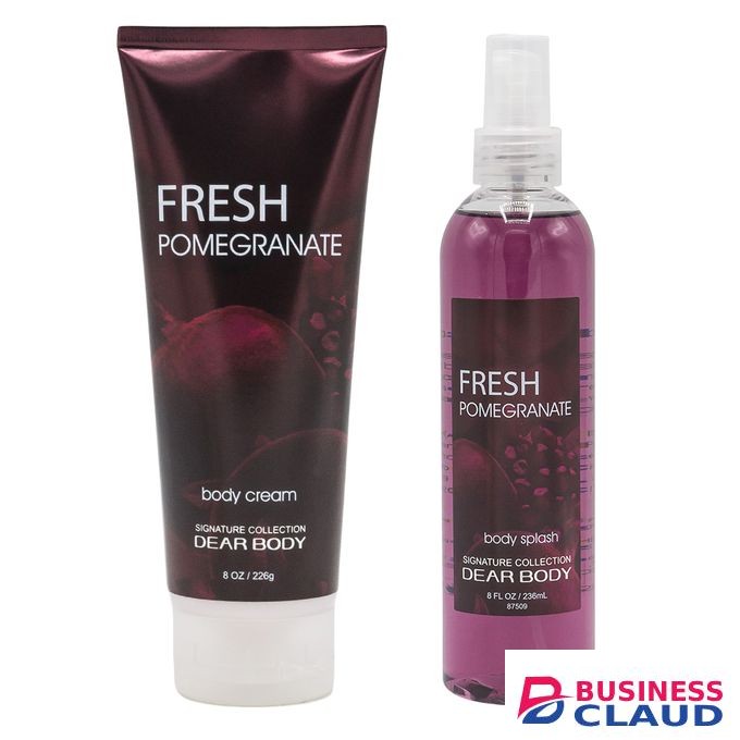 Dear Body Fresh Pomegranate Body Cream And Fresh Pomegranate Body Splash