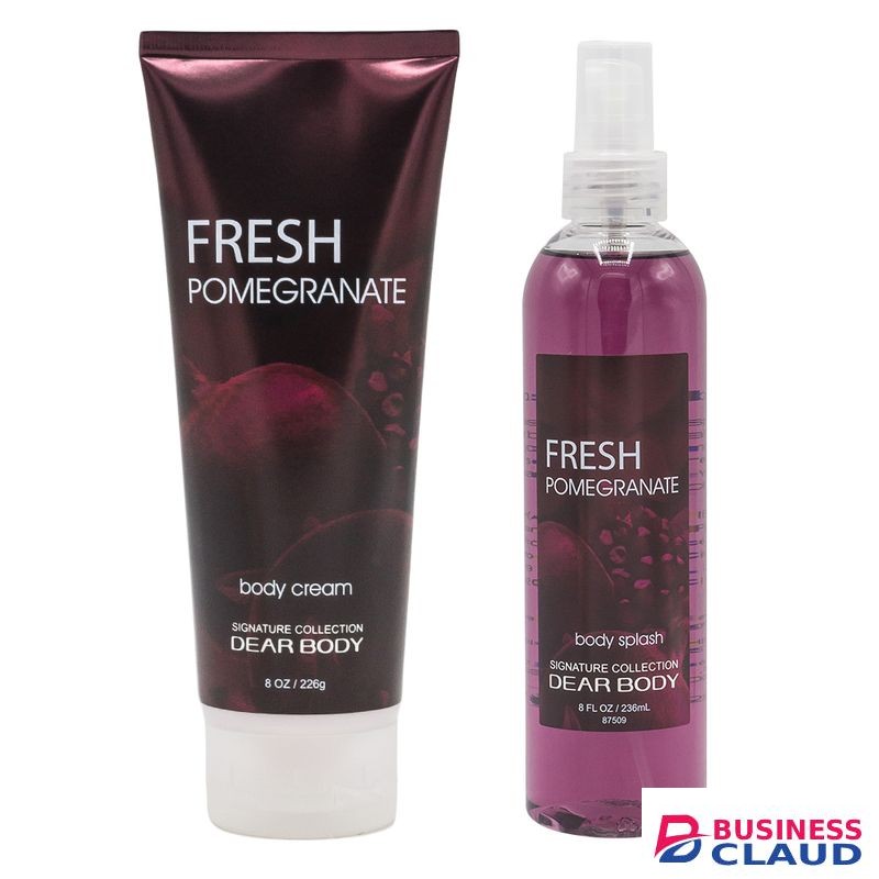 Dear Body Fresh Pomegranate Body Cream And Fresh Pomegranate Body Splash