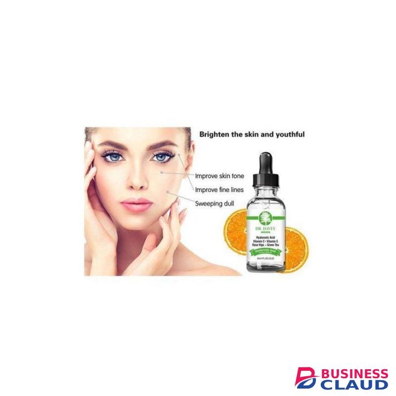 Dr. Davey Hyaluronic Acid VitaminC&E,Green Tea&RoseHips Face Serum-30ml