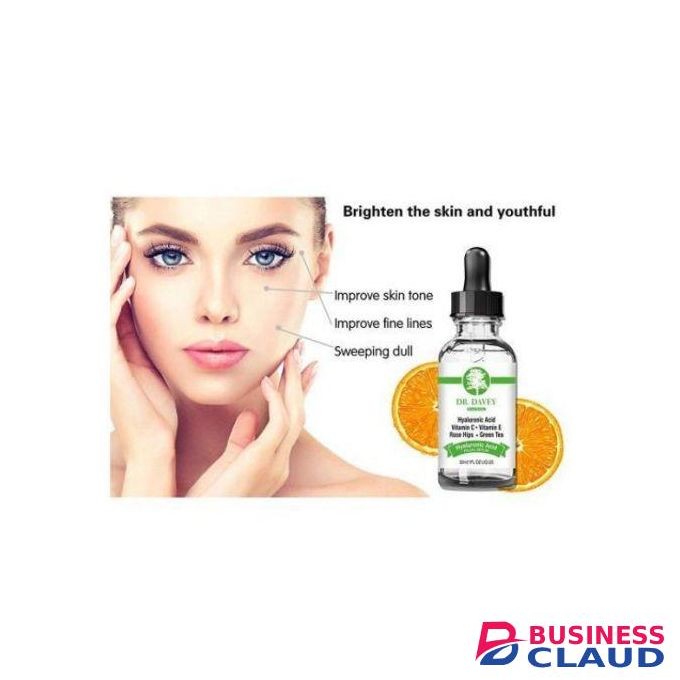 Dr. Davey Hyaluronic Acid VitaminC&E,Green Tea&RoseHips Face Serum-30ml
