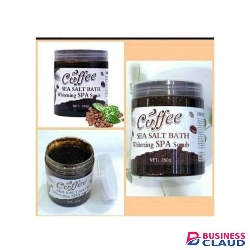 Dr.Meinaier Coffee Sea Salt Bath Scrub - Exfoliating, Brightening & Skin Firming Body Treatment - 350g