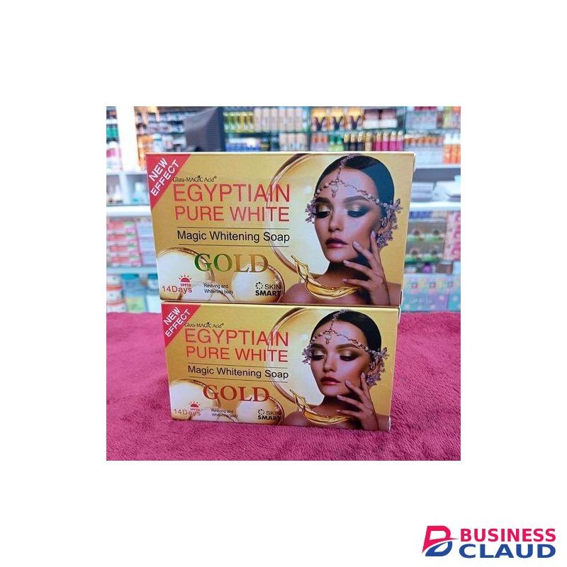EGYPTIAN PURE WHITE GOLD MAGIC WHITENING FACE AND BODY Anti-AGEING Soap (for WRINKLES, FINE LINES)