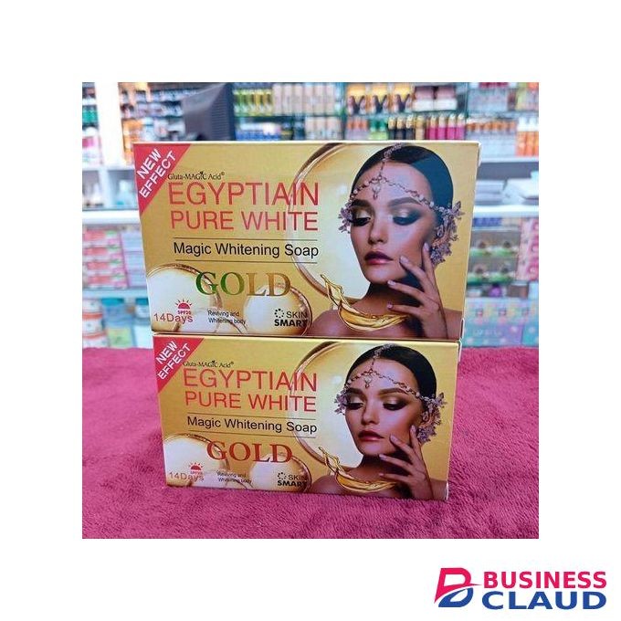 EGYPTIAN PURE WHITE GOLD MAGIC WHITENING FACE AND BODY Anti-AGEING Soap (for WRINKLES, FINE LINES)