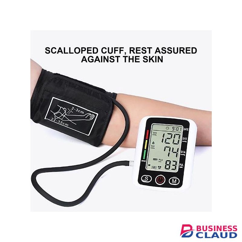 Digital Blood Pressure Monitor BP Pulse Wrist Arm Health Vascular Heartbeat Test
