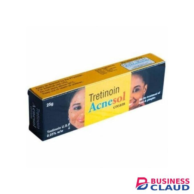 Acnesol Tretinoin Retin A Retinol Cream Acne Cream Dark Spots 0.025% Tretinoin