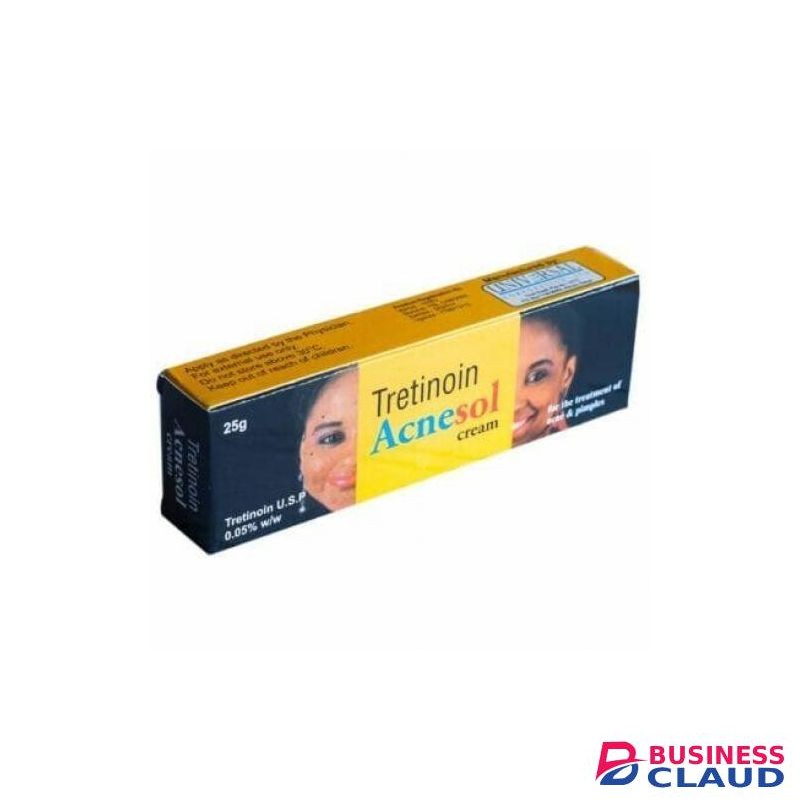 Acnesol Tretinoin Retin A Retinol Cream Acne Cream Dark Spots 0.025% Tretinoin
