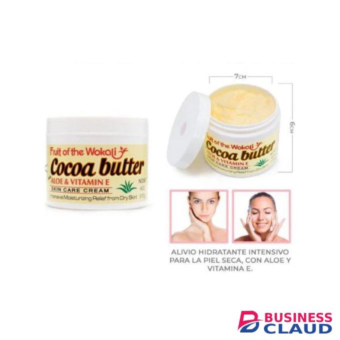 Fruit Of The Wokali Cocoa Butter Moisturizing Cream With Aloe N Vitamin E