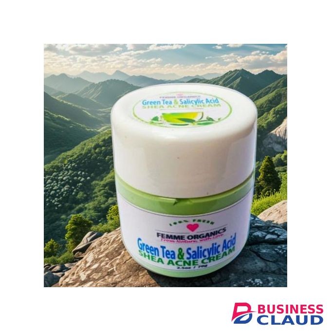 Kojic Green Tea Shea Acne Cream - 70g