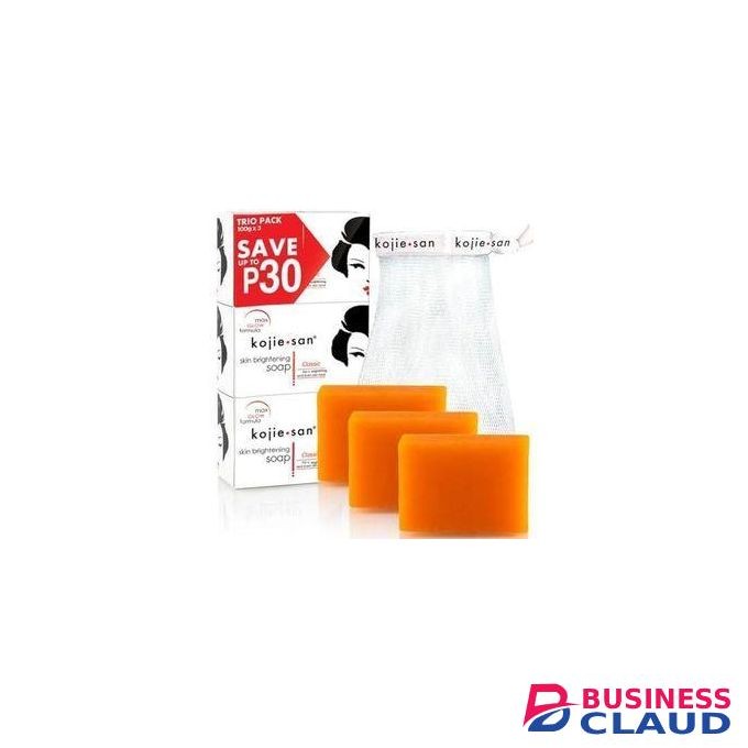 Kojic Acid Soap Skin Lightening Kojie San Soap -Bright cool - 3pcs