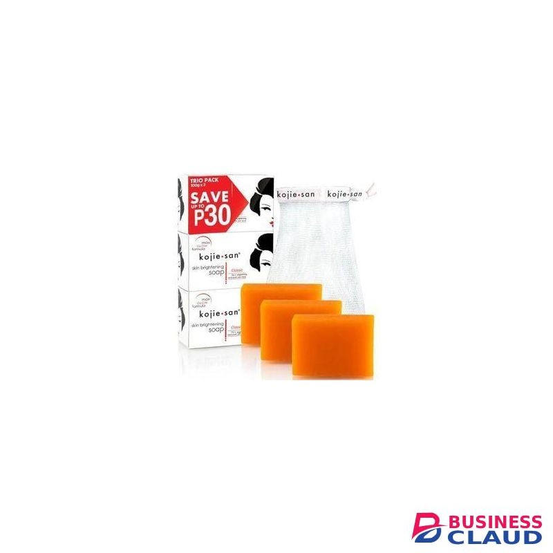 Kojic Acid Soap Skin Lightening Kojie San Soap -Bright cool - 3pcs