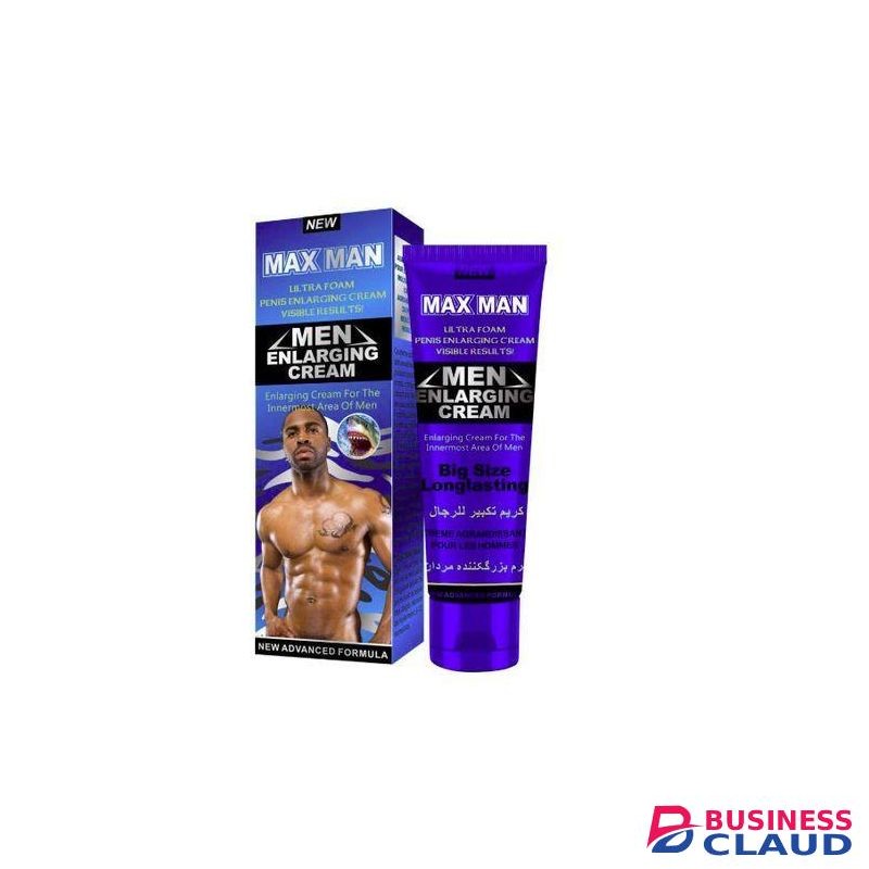Max Man Natural Male Penis Enlargement Cream Thicker Growth Erection Men Sex Delay Premature Ejaculation.