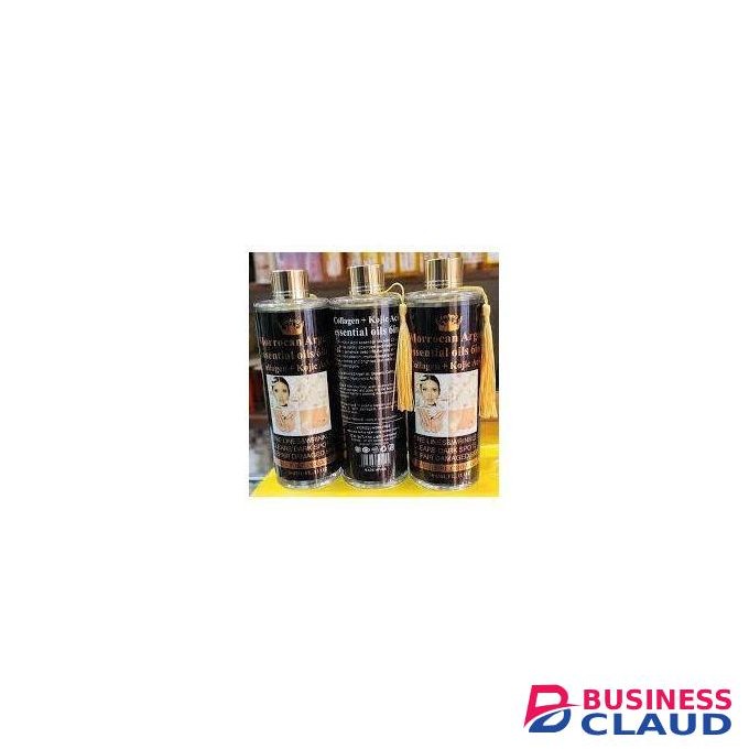 Moroccan Argan Oil 6in1 Glutathione and Kojic Acid Whitening Oil (300ml)