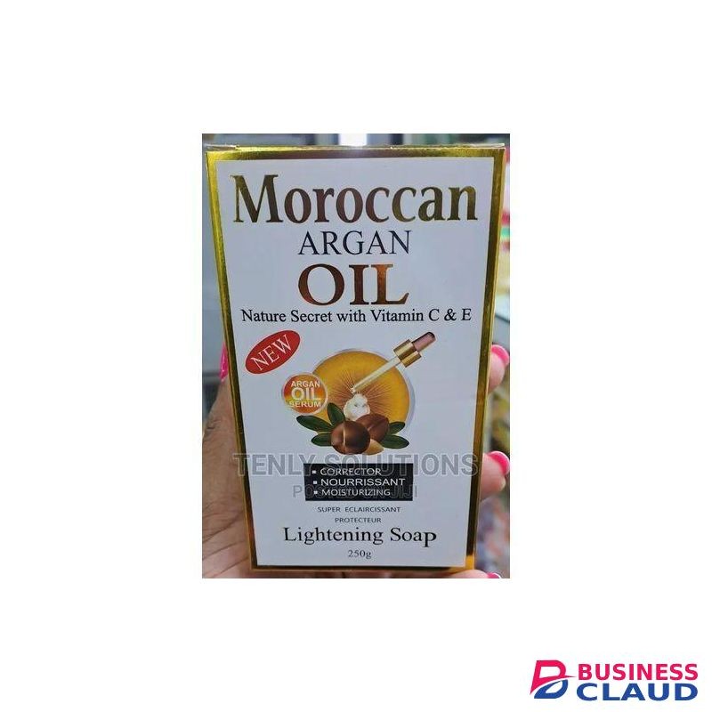 Moroccan Argan Oil Nature's Secret With Vitamin C And E Lightening Soap For Moisturizing-250g