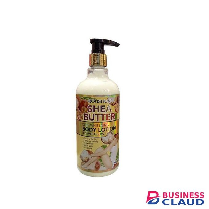 Roushun Shea Butter Body Lotion. Revives, Glows, Lifts, Firms, Anti-Aging, Anti-Wrinkle, Moisturizing, Softens & Smooths.