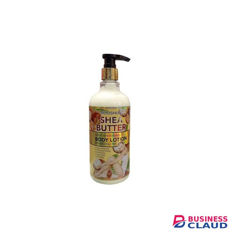 Roushun Shea Butter Body Lotion. Revives, Glows, Lifts, Firms, Anti-Aging, Anti-Wrinkle, Moisturizing, Softens & Smooths.