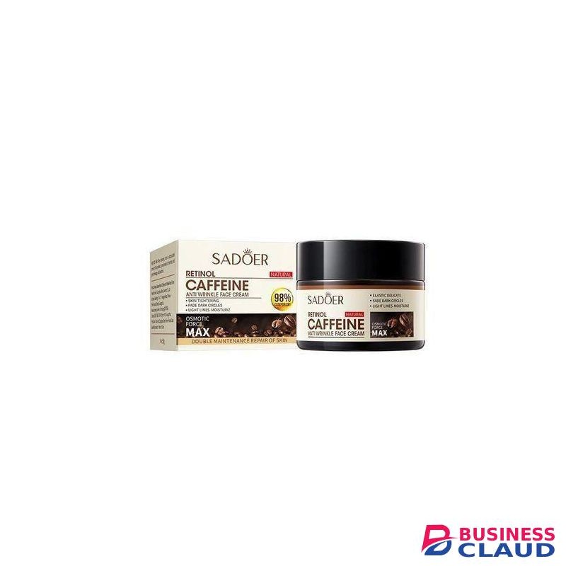 SADOER Caffeine Anti-Wrinkle Lightening Anti-Aging Moisturizing Face Cream - 50g