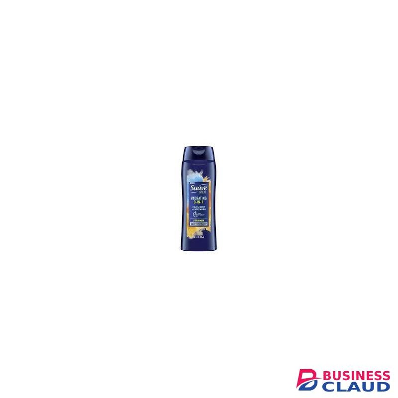 Suave Men Hydrating 3-in-1 Hair,Body and Face Wash