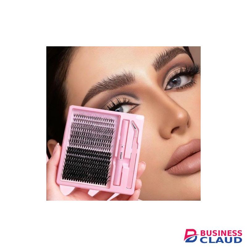 Lash Clusters Eyelashes 320 Pcs volume Lash Clusters D curl Makeup at Home - DIY Eyelash Clusters Extension Kit (9-16MM) Mix