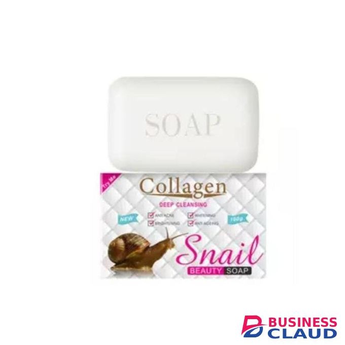 Collagen Deep Cleansing Snail Soap Whitening&Antiaging - 100g