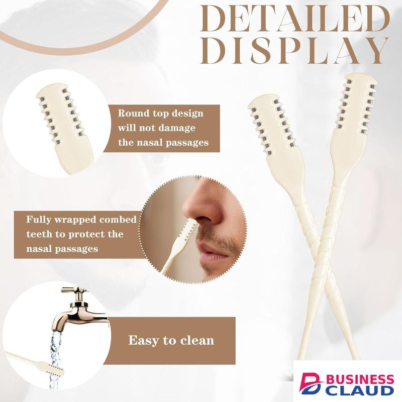 5 Pcs Manual Nose Hair Trimmer. Rotating Nasal Hairs Razor Cutter Nose Hairs Cleaner for Women and Men. Portable Nostril Hair Remover Tools for Home and Beauty Salon. Top Ten Hair.