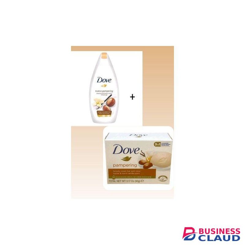 Dove Purely Pampering Body Wash+free Pampering Beauty Soap