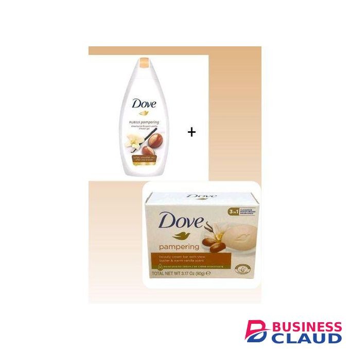Dove Purely Pampering Body Wash+free Pampering Beauty Soap