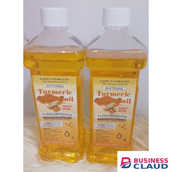 Laiou Yan Beauty Turmeric Beauty Oil for Face & Body Skin Whitening-Glowing Skin