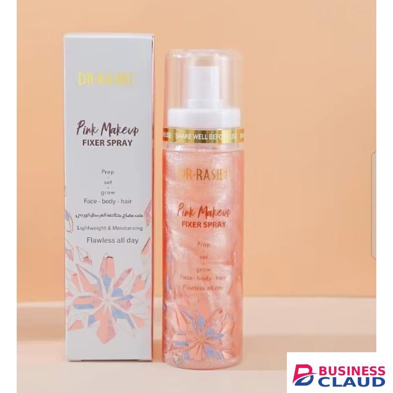DR RASHEL Pink Makeup Fixer Spray – Long-Lasting Hydration & Hold
