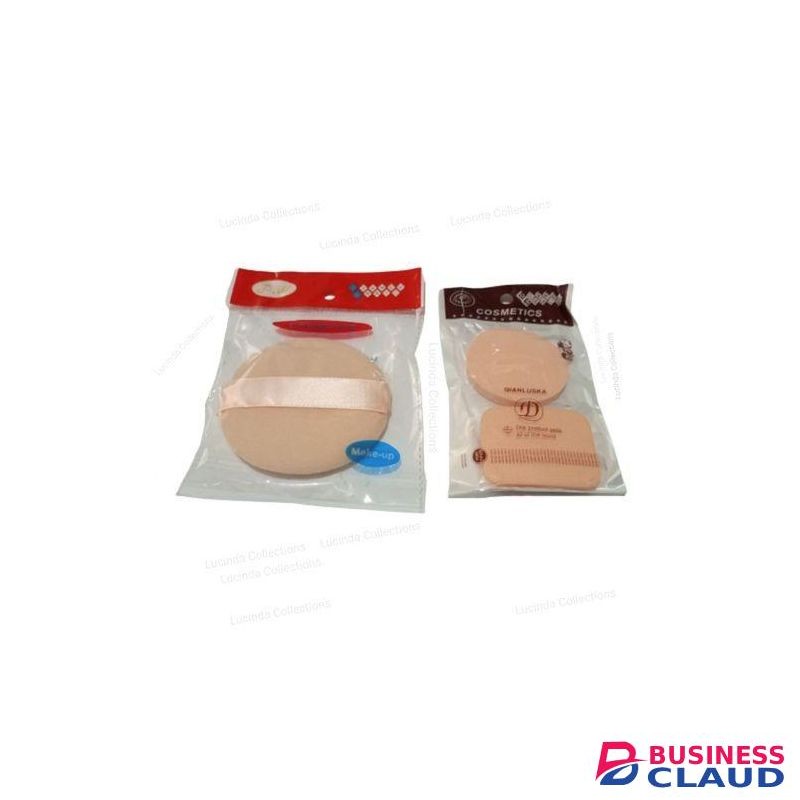 3Pcs Soft Square Round Puff Sponge -Powder Foundation Makeup