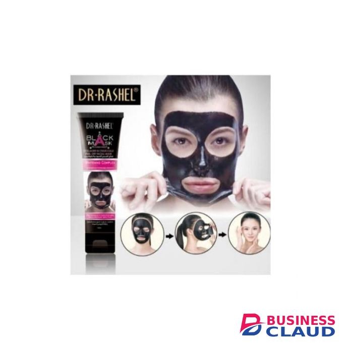Dr. Rashel Black Mask With Collagen And Charcoal-Whitening Complex Facial Peel-Off Mask