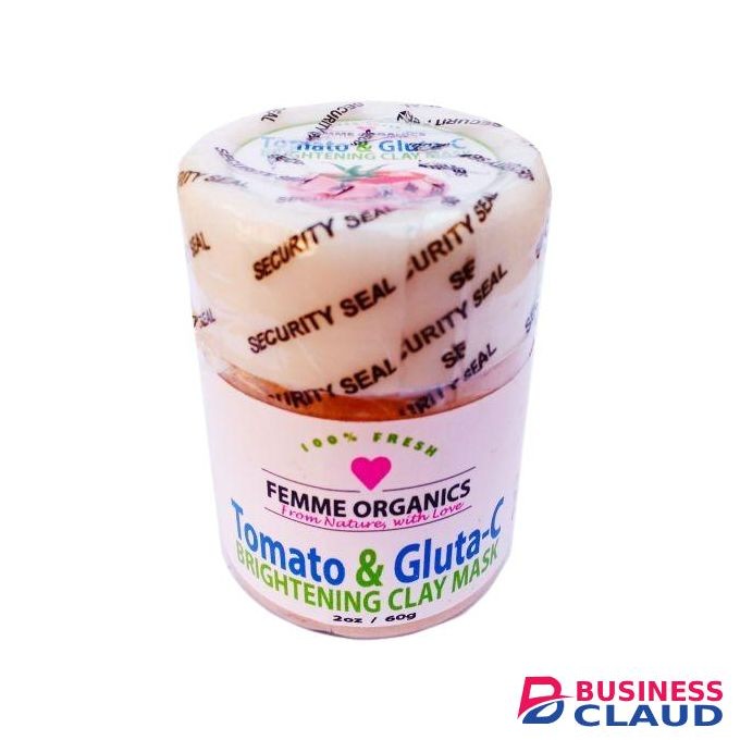 Femme Organics Tomato & Gluta-C Clay Mask
