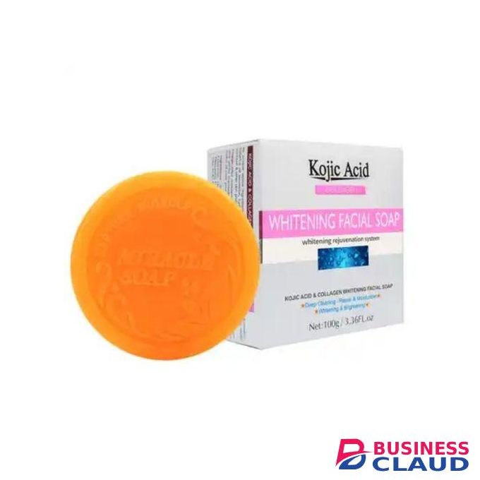 Guanjing Kojic Acid & Collagen Whitening Facial Soap Cleansing -100g
