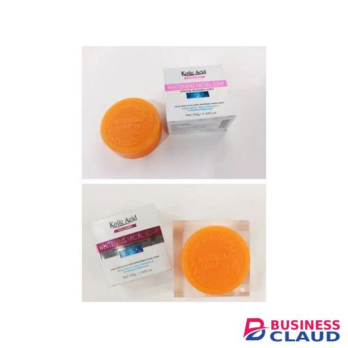 Guanjing Kojic Acid & Collagen Whitening Facial Soap Cleansing -100g