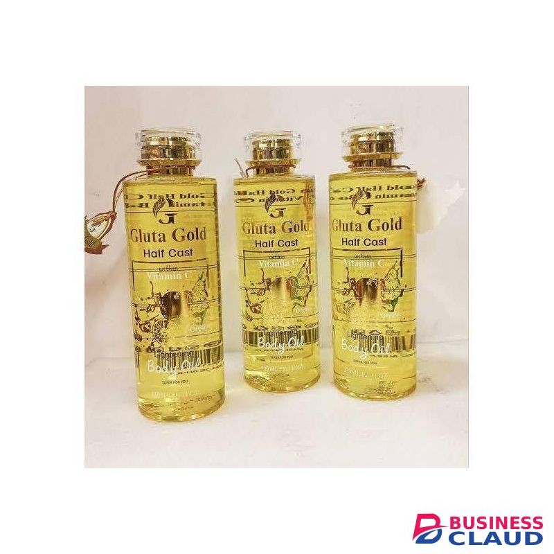 Half Cast Gluta Gold vitamin c Organic Body Oil