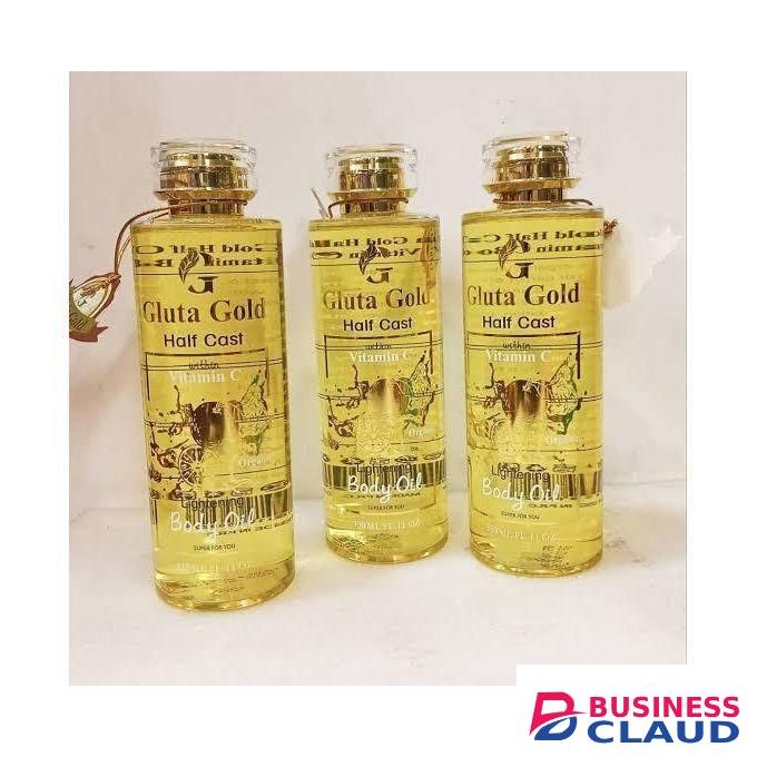 Half Cast Gluta Gold vitamin c Organic Body Oil